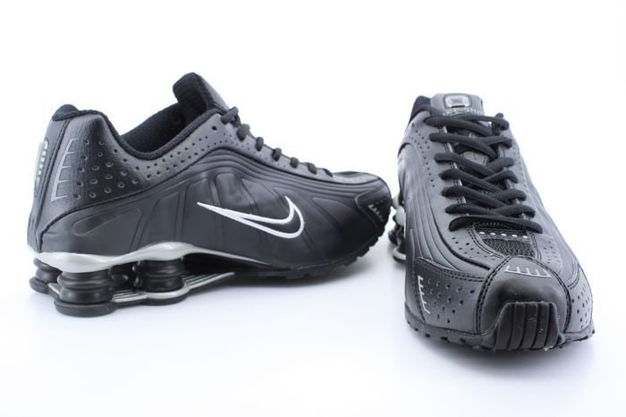 New Nike Shox R4 Shoes Black - Click Image to Close