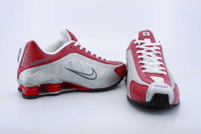 Nike Shox R4 Shoes Red White - Click Image to Close