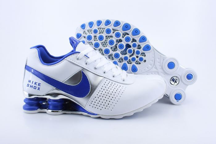 Nike Shox R4D White Blue Men Sport Shoes
