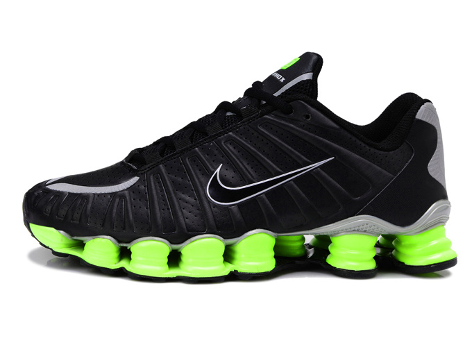 Nike Shox TL3 Shoes Black Green - Click Image to Close