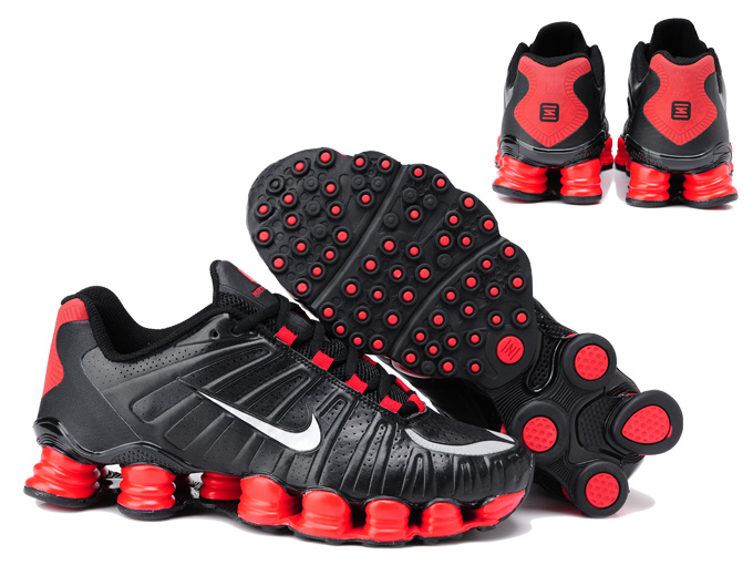 Nike Shox TL3 Shoes Black Red - Click Image to Close