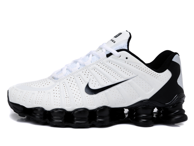 Nike Shox TL3 Shoes White Black - Click Image to Close