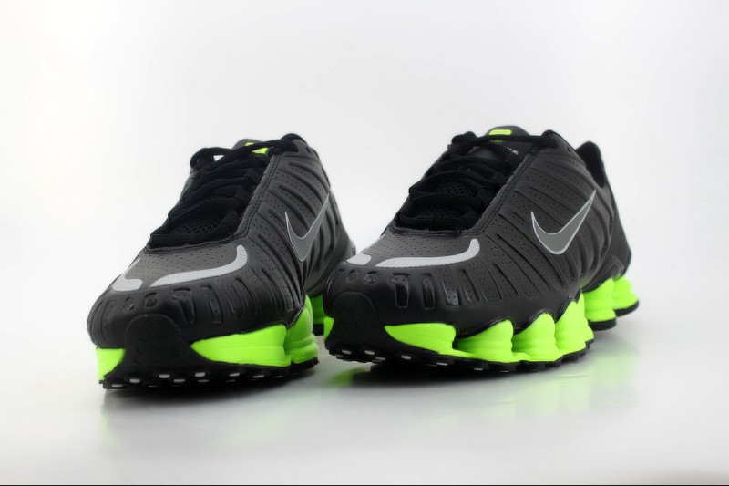 Nike Shox TLX Shoes Black Green - Click Image to Close