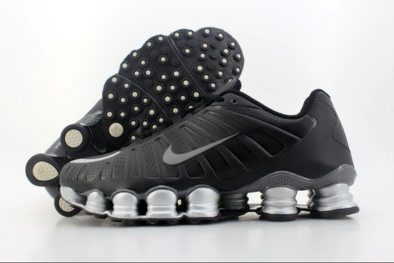 Nike Shox TLX Shoes Black Grey - Click Image to Close