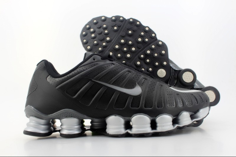 Nike Shox TLX Shoes Black Grey - Click Image to Close