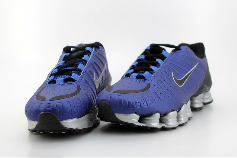 Nike Shox TLX Shoes Blue Black White - Click Image to Close