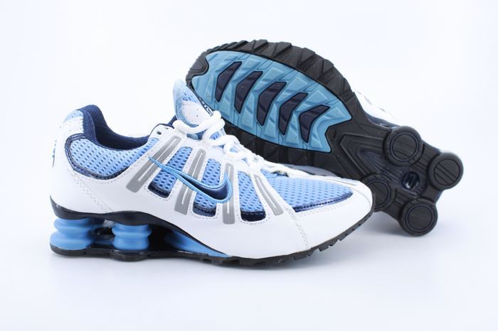 Nike Shox Turbo Shoes Blue White Grey Blue