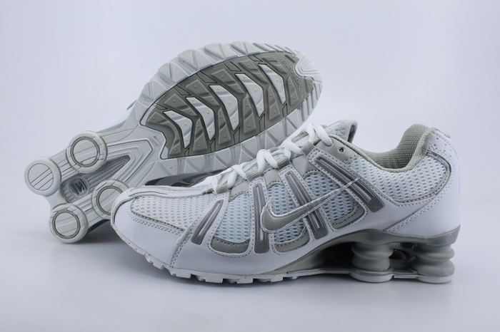 Women Shox Turb White Grey - Click Image to Close