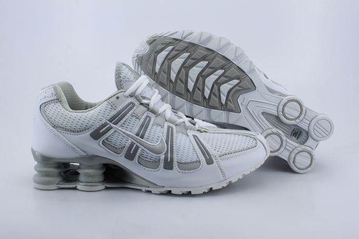 Women Shox Turb White Grey - Click Image to Close