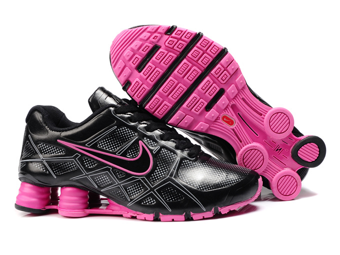 Nike Shox Turbo 12 Shoes Black Red For Women