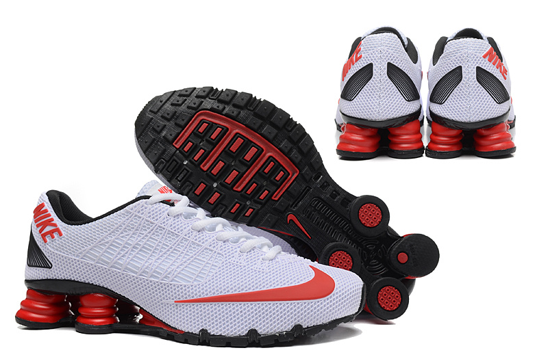 Nike Shox Turbo 21 Shoes White Black Red