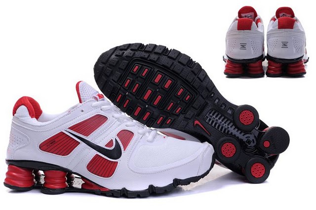 Nike Shox Turbo Shoes White Red Black