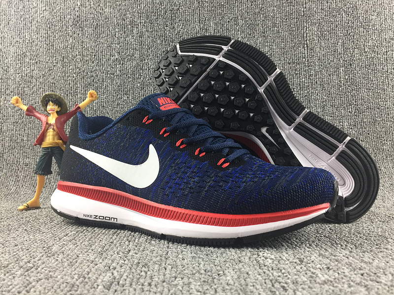 Nike Zoom All Out Low Deep Blue Red White Shoes - Click Image to Close