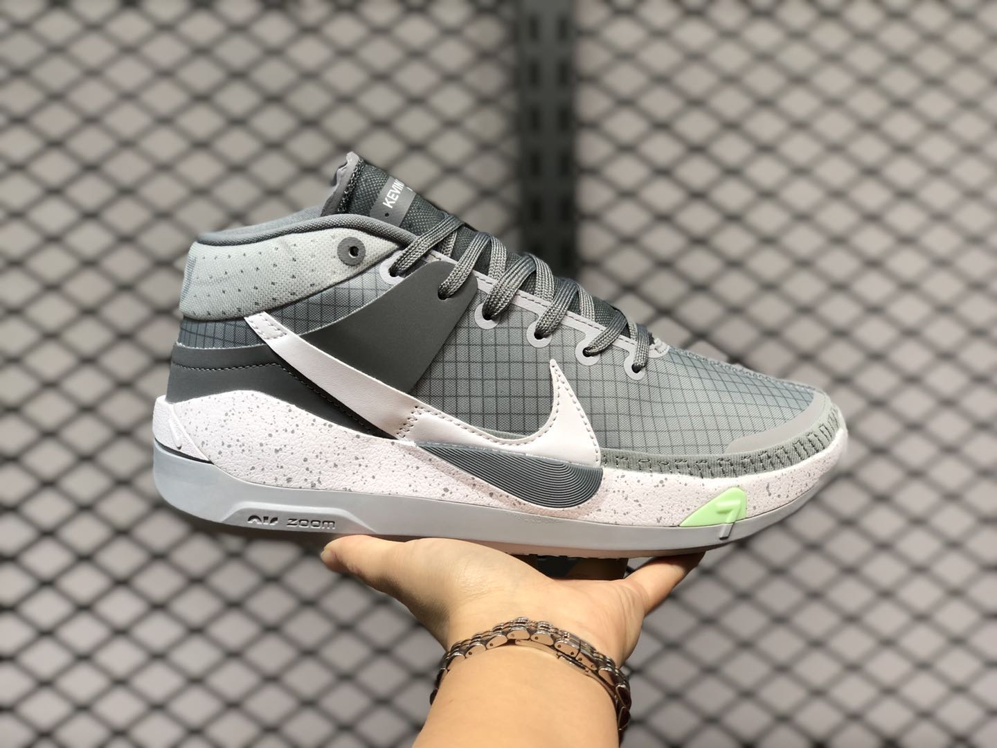 Nike Zoom KD 13 EP Wolf Grey White Silver Basketball Shoes