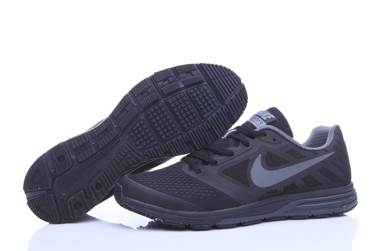 Nike Zoom V2+ All Black Shoes - Click Image to Close