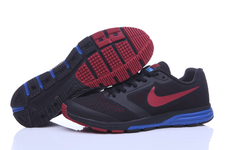 Nike Zoom V2+ Black Red Blue Shoes