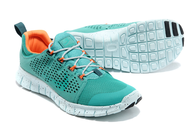 Sky Blue Nikes Free Powerlines Running Shoes - Click Image to Close