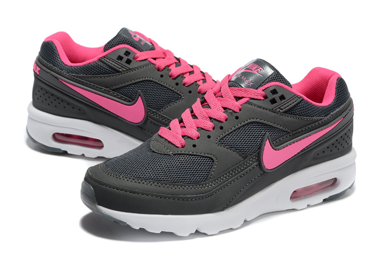 Women 2016 Nike Air Max 85 Black Pink White Shoes