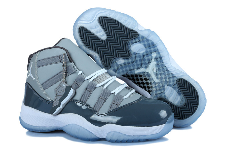 Women Air Jordan 11 Cool Grey