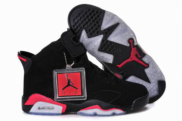 Women Air Jordan 6 Black Infrared - Click Image to Close