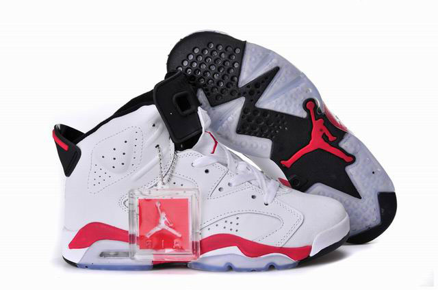 Women Air Jordan 6 White Infrared