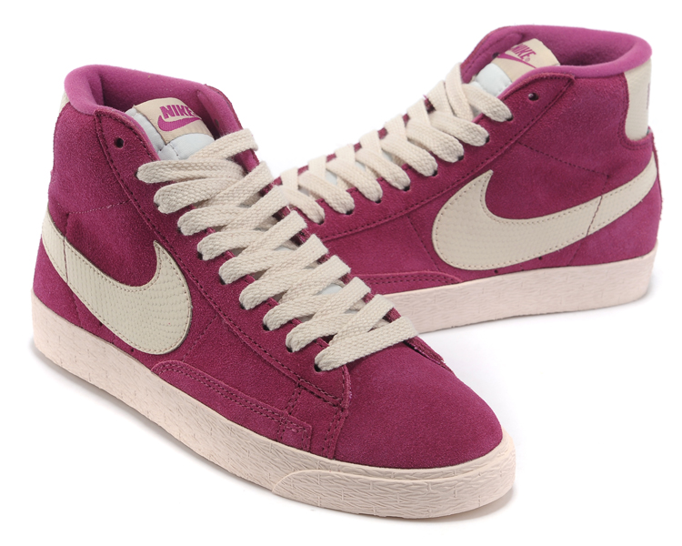 Women New Nike Blazer Mid Red Shoes