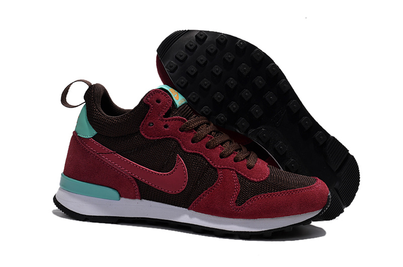Women Nike 2015 Archive Dark Red Shoes - Click Image to Close