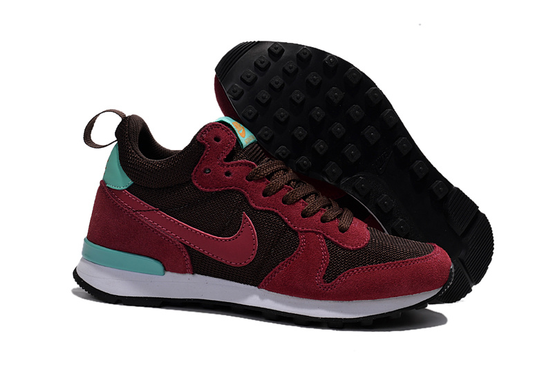 Women Nike 2015 Archive Dark Red Shoes