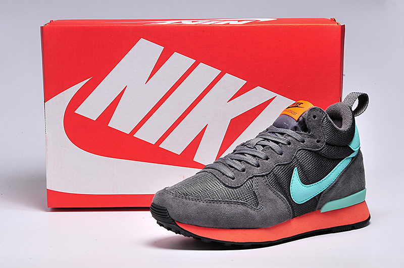 Women Nike 2015 Archive Grey Blue Orange Shoes - Click Image to Close