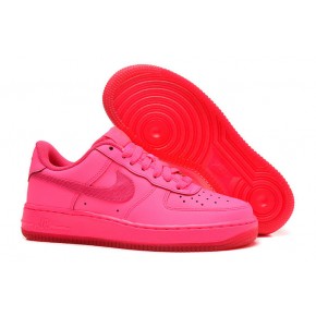 Women Nike Air Force 1 Low All Pink Shoes - Click Image to Close