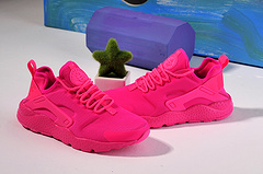Women Nike Air Huarache 3 All Pink Shoes - Click Image to Close