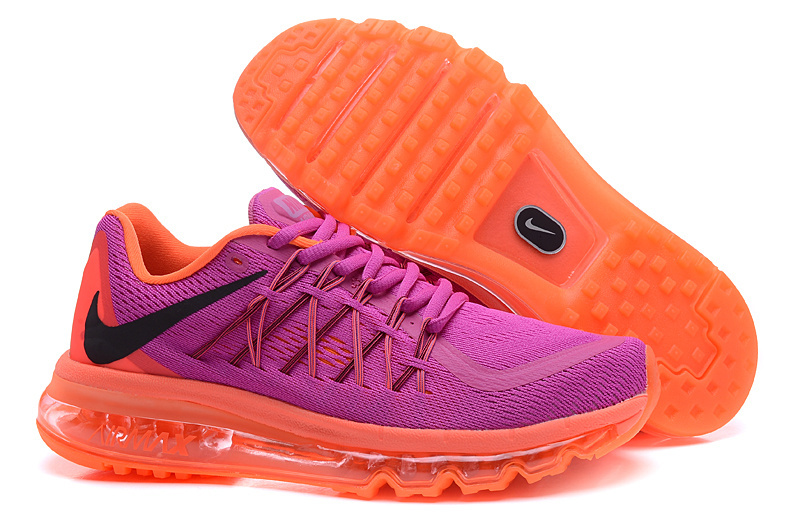 purple and orange nike shoes