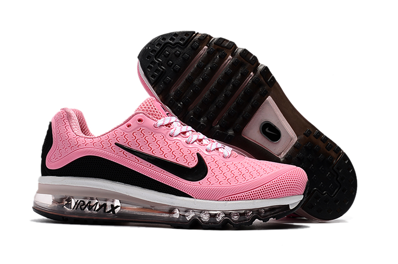 Women Nike Air Max 2017.5 Pink Black White Shoes - Click Image to Close