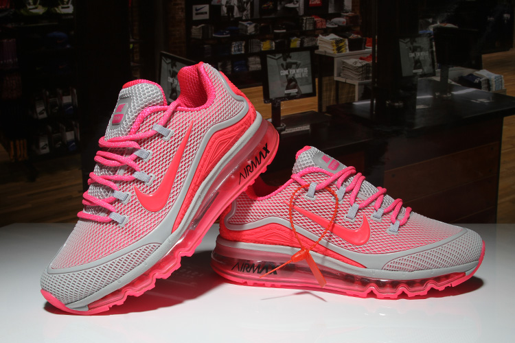 Women Nike Air Max 2018 Elite Grey Pink Shoes