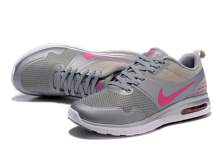 Women Nike Air Max 87 III Grey Pink Shoes - Click Image to Close