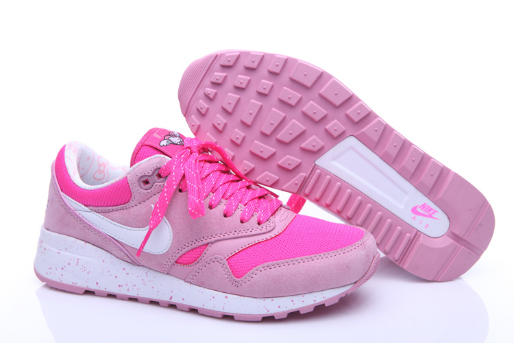 Women Nike Air Max 87 Retro Pink White Shoes