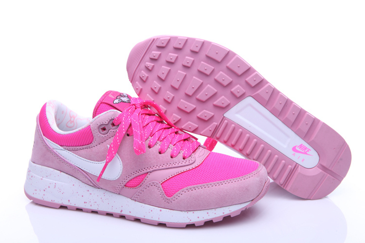 Women Nike Air Max 87 Retro Pink White Shoes - Click Image to Close