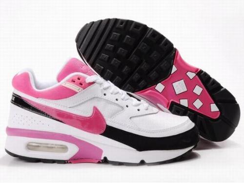 Women Nike Air Max BW White Pink Black Shoes