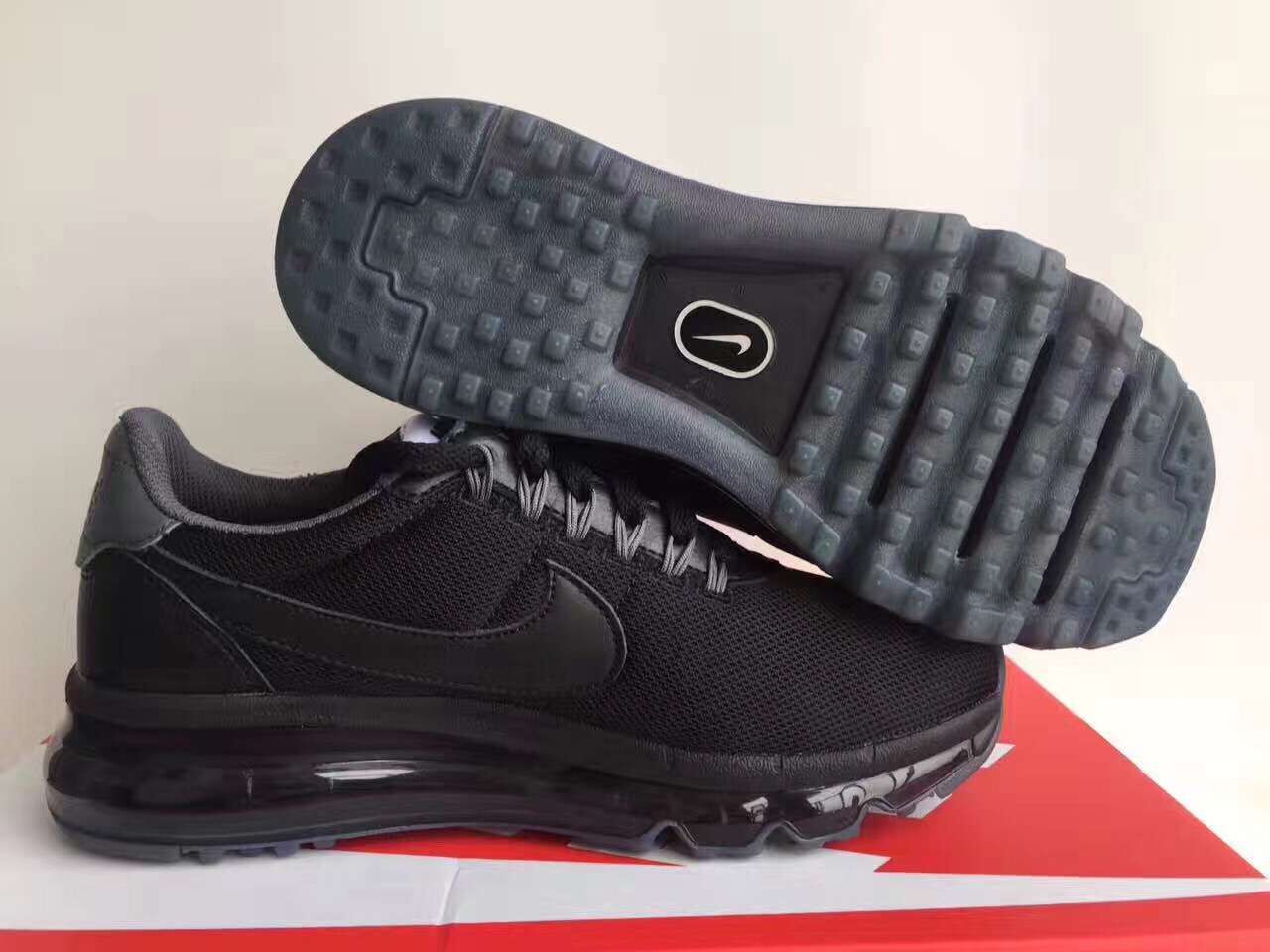 Women Nike Air Max LD Zero All Black Shoes - Click Image to Close