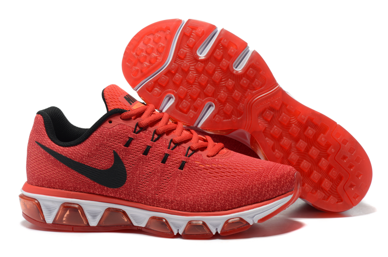 Women Nike Air Max Tailwind 8 Red Black Shoes - Click Image to Close