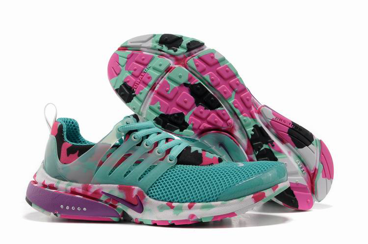 Women Nike Air Presto 1 Camo Green Pink Sport Shoes