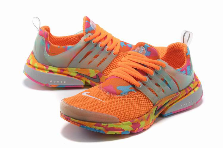 Women Nike Air Presto 1 Camo Orange Sport Shoes