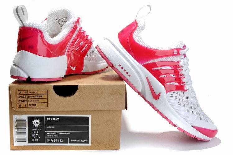 Women Nike Air Presto 2 Carve Grey Red Sport Shoes With Holes - Click Image to Close