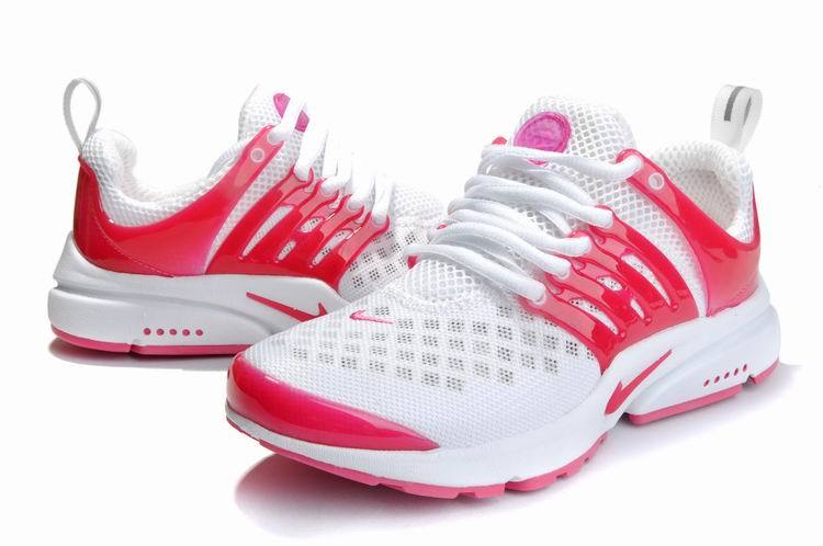 Women Nike Air Presto 2 Carve Grey Red Sport Shoes With Holes - Click Image to Close
