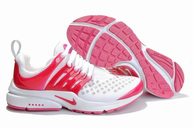 Women Nike Air Presto 2 Carve White Red Sport Shoes With Holes - Click Image to Close