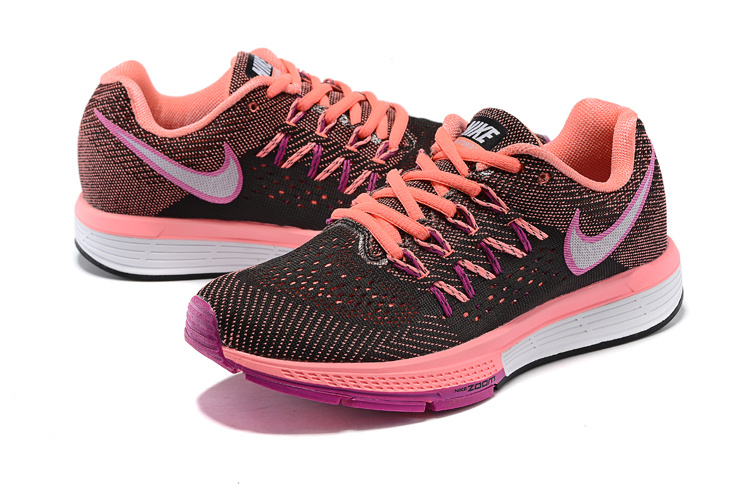 Women Nike Air Zoom Vomero 10 Black Orange Pink White Shoes