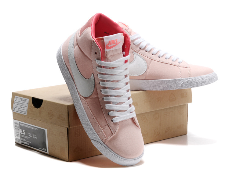 Women Nike Blazer 1 High Pink Cavans Shoes