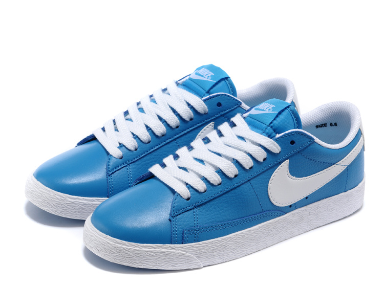 Women Nike Blazer Low Blue Shoes