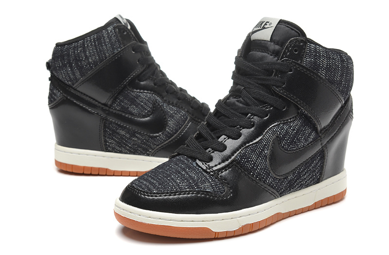 Women Nike Dunk SB High Black Shoes