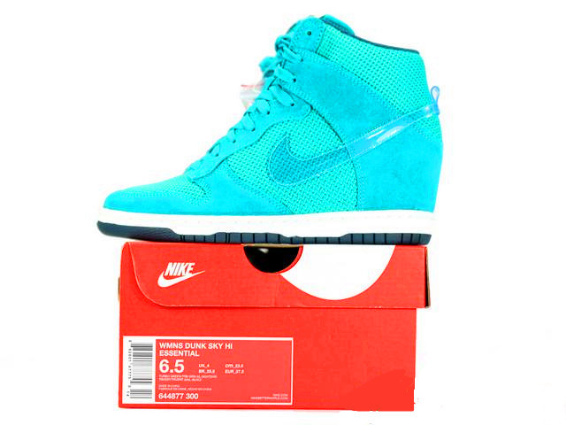 Women Nike Dunk SB High Sky Blue Shoes - Click Image to Close